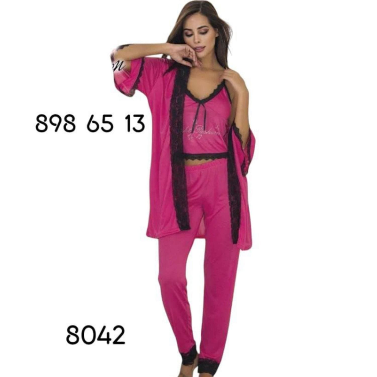 بيجامة 3 قطع كيمون 8042-F