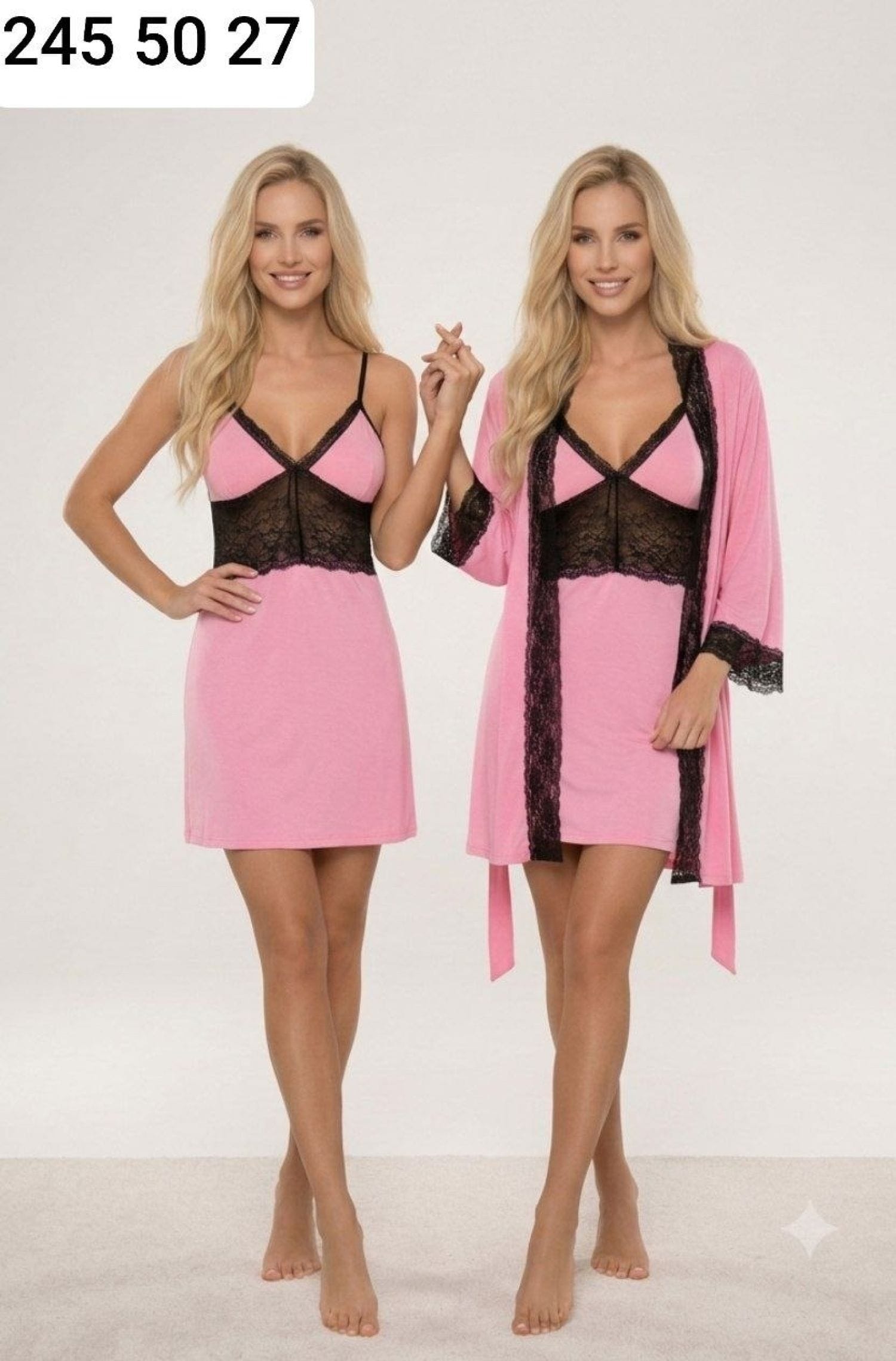 كيمون قطعتين قصيرة F-3063