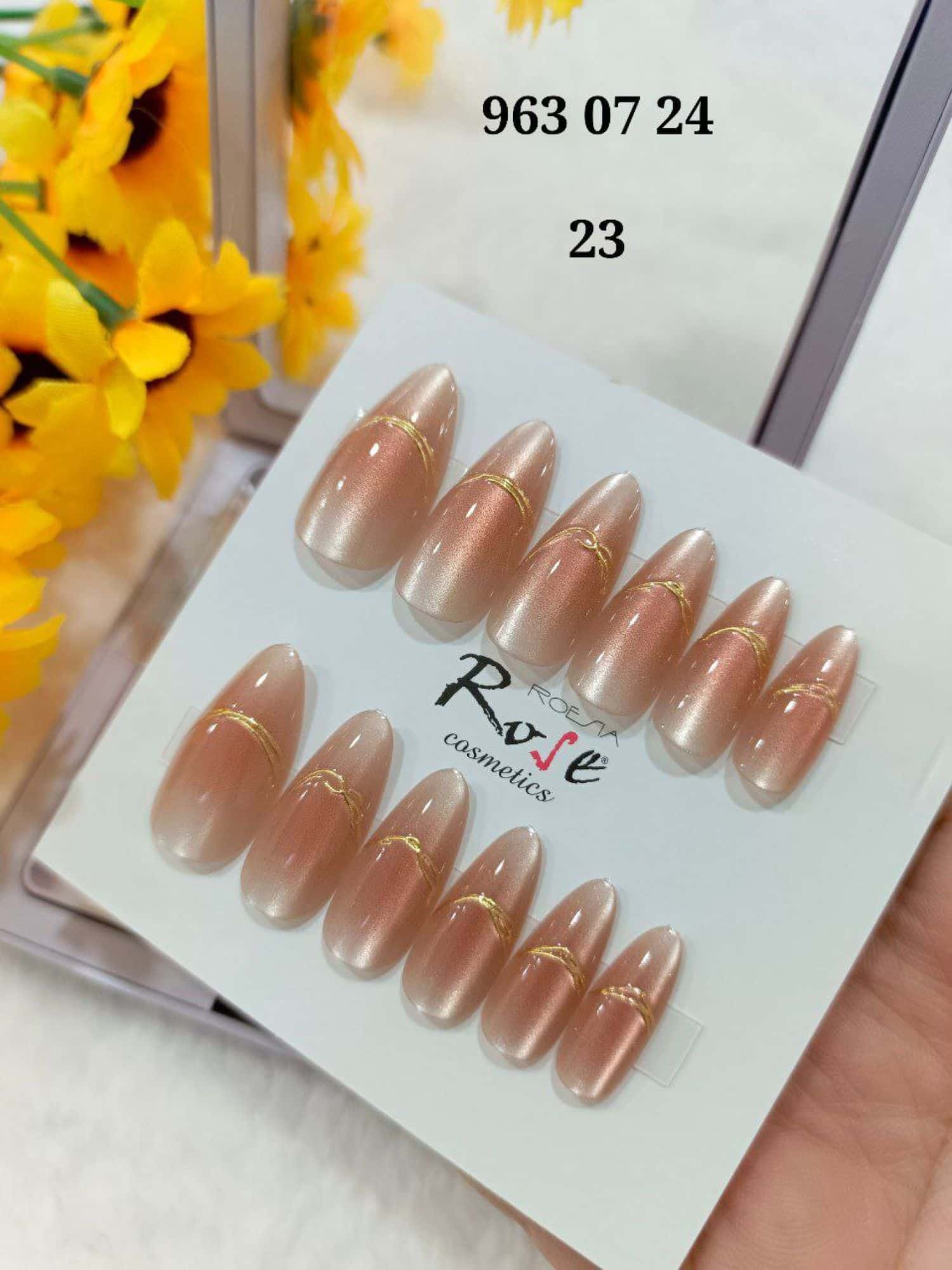 اظافر ذهبية RT-20 3