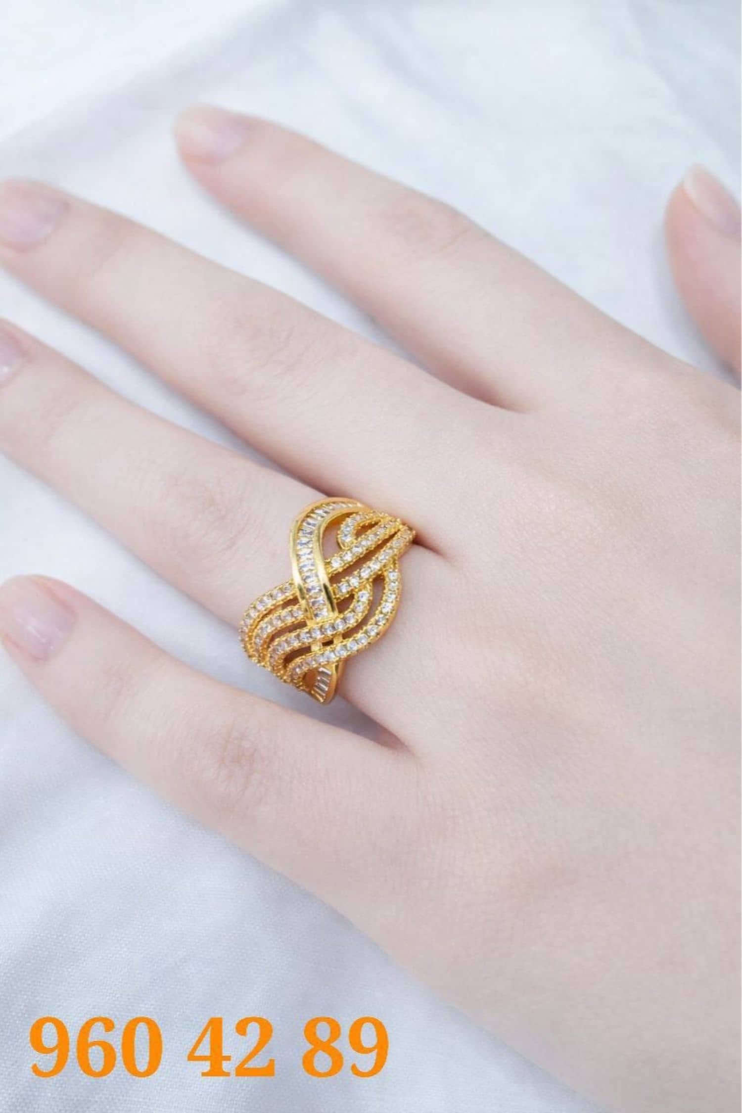 خاتم زيركون حجر 1