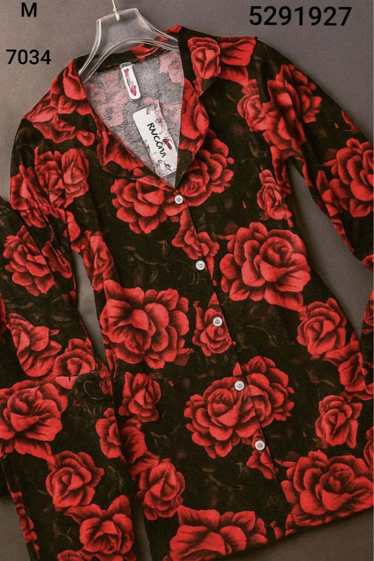 بيجامة كم زرار PS-7034 3