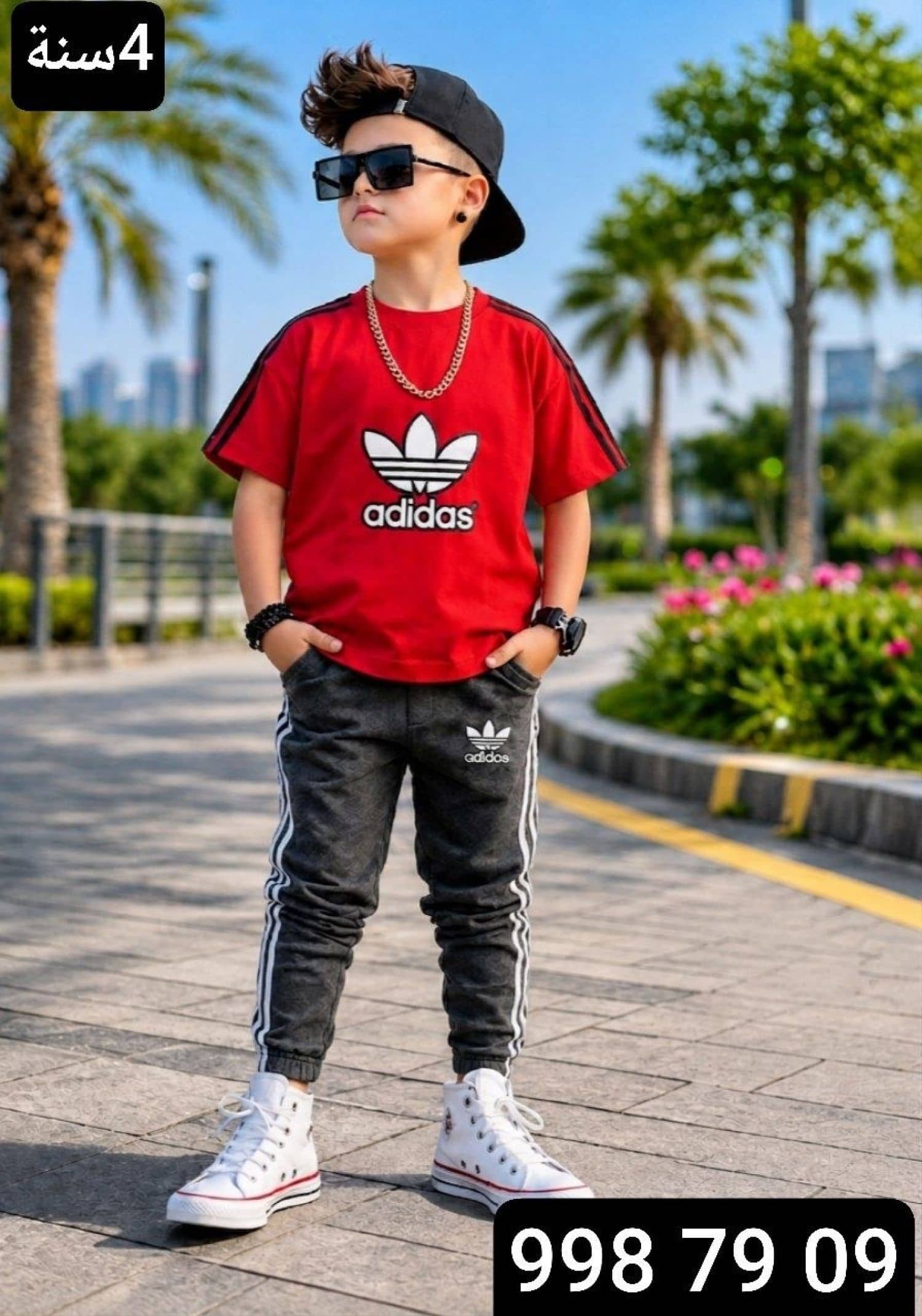 بيجامة ولادي اديداس