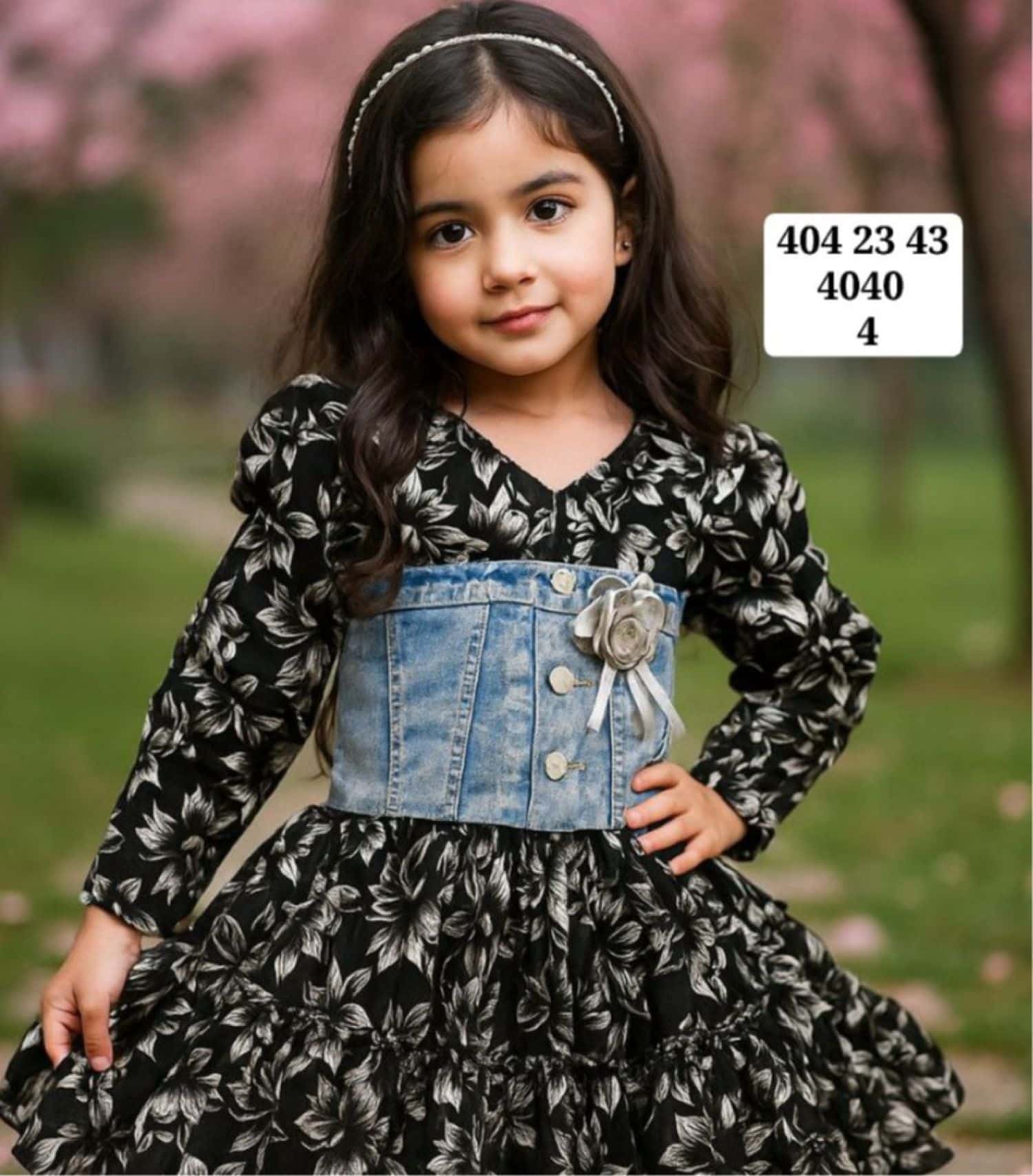 فستان بناتي 4040-SA 3