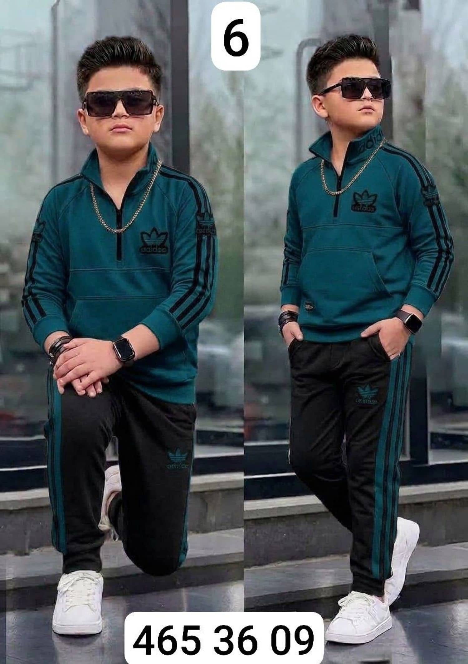 بيجامة ولادي وسط ماليزي adidas